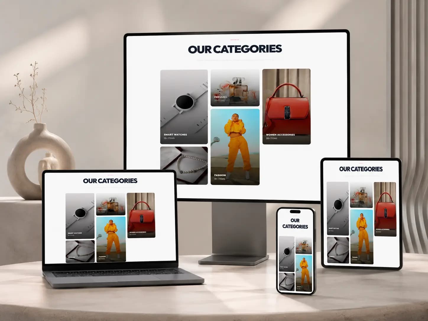 Classy Fitters — E-Commerce Store — Categories